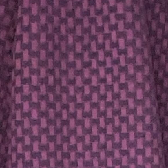 Torrid Wm Sz 3 Burgundy Textured Square Pattern Zip Front Ruched Blazer Jacket - Picture 2 of 6